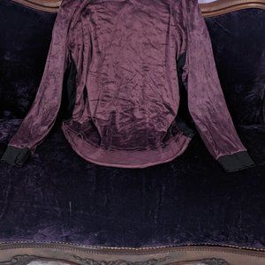 Secret Treasures Velvet Purple Top